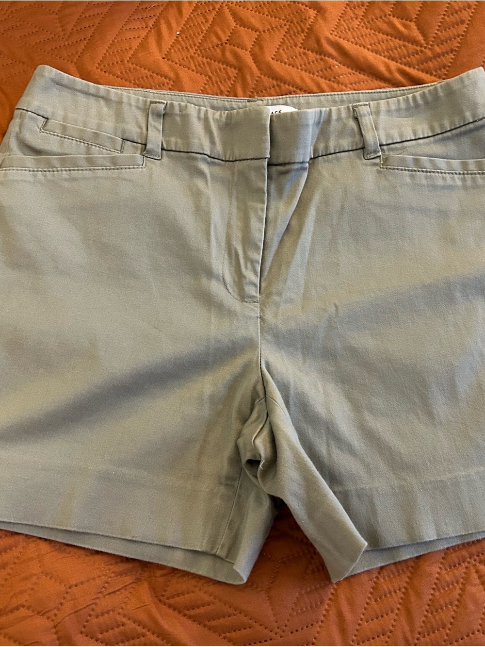 White House Black Market Women's khaki Tailored Bermuda Shorts